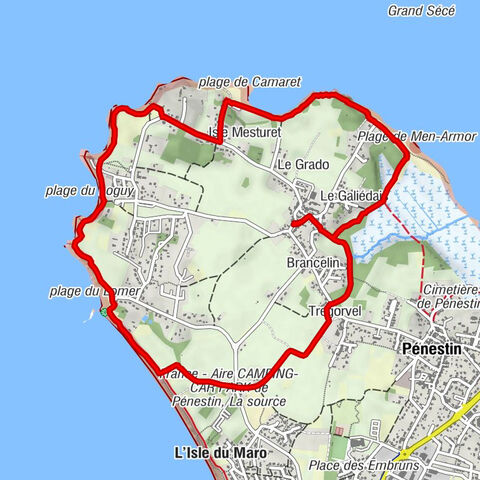 Haut Pénestin - Le Galiédais - Brancelin - Tregorvel
