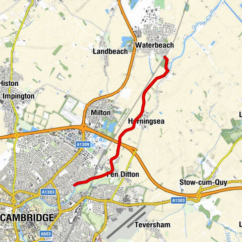 Waterbeach - Clayhithe - Cambridge