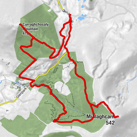 Fermanagh and Omagh District - Mullaghcarn - Curraghchosaly Mountain - Beltrim