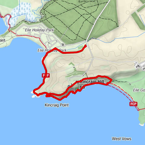 Fife - Kincraig Hill - Macduff's Cave - Hall Cave