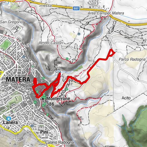 Jazzo Gattini - Abitato rupestre - Monterrone - Matera