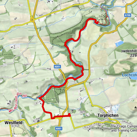 Falkirk - Wallace's Cave - Avon Falls - West Lothian