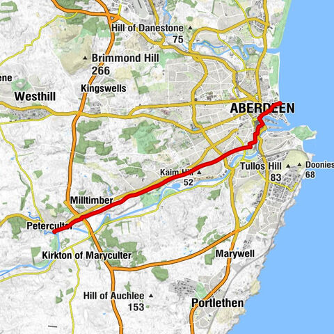 Peterculter - Milltimber - Aberdeen - Hanover