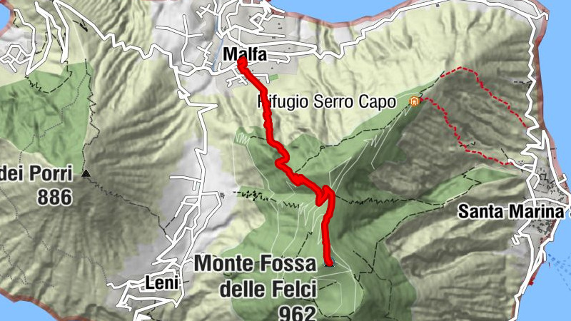 Malfa - Parrocchia San Lorenzo Martire - Monte Fossa delle Felci