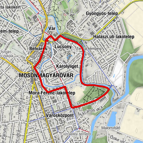 Vár - Szűz Mária királynő és Szent Gotthárd templom - Evangélikus templom - Belváros