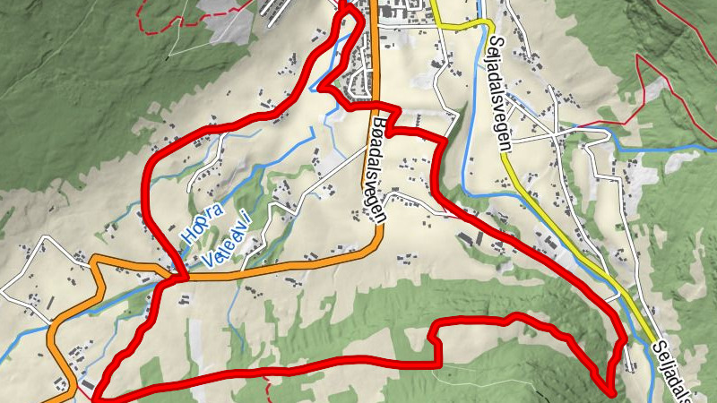 Vik - Hove - Tryti - Hopperstad stavkyrkje