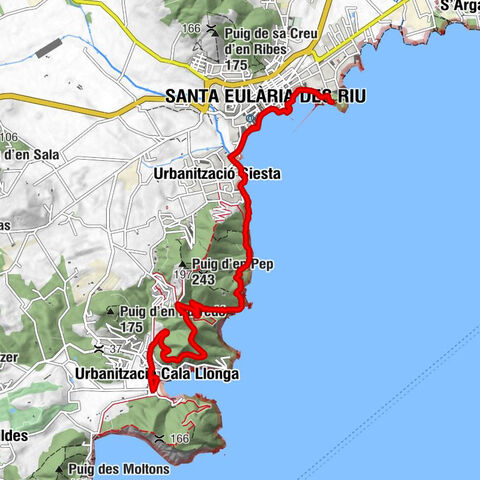 Cas Capita - Santa Eulària des Riu - Urbanització Siesta - Puig Marina