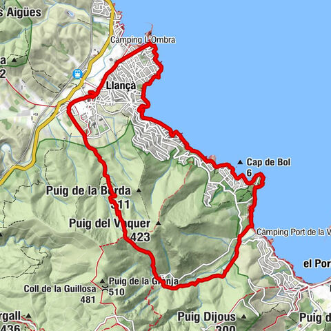 Llançà - Ribera d'en Prim - la Vall de Santa Creu - Restaurant La Vall