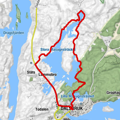 Dalsbruk - Släts - Lämmobro