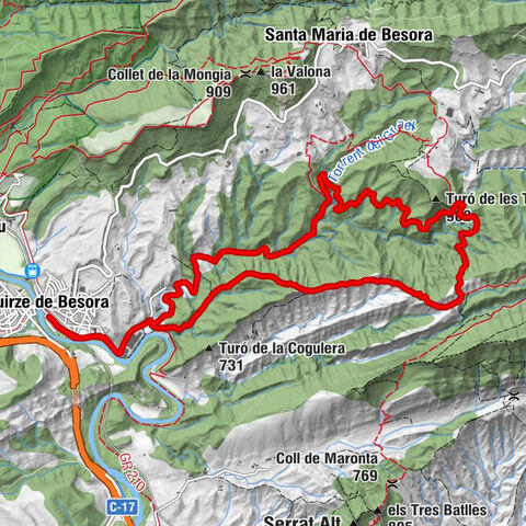 Sant Quirze de Besora - Bac del Serrat - Salt del Mir