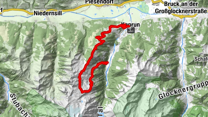 Wanderung zum Alpincenter und über Alexander-Enzinger-Weg ins Zentrum