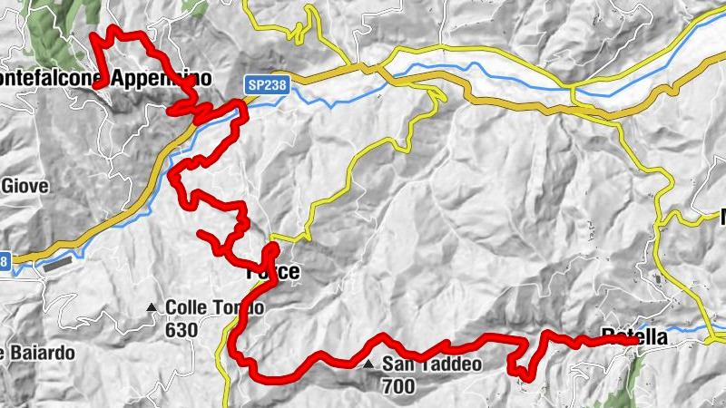 Montefalcone Appennino - Force - Santa Maria - Rotella