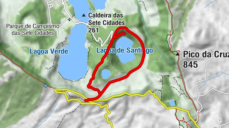 Sete Cidades - Miradouro da Lagoa de Santiago - Miradouro do Cerrado das Freiras