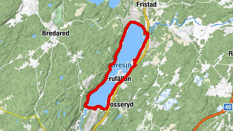 Almenäs - Örekullen - Båstad - Ramnavik