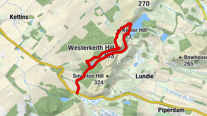 Perth and Kinross - Keillor Hill - Westerkeith Hill - Angus