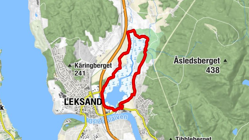 Leksand - Lycka - Norsbro - Leksands kommun