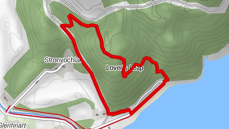Ardentinny - Stronvochlan - Lover's Leap