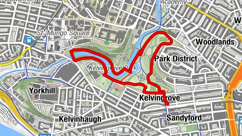Sandyford - Park District - Glasgow - Kelvingrove