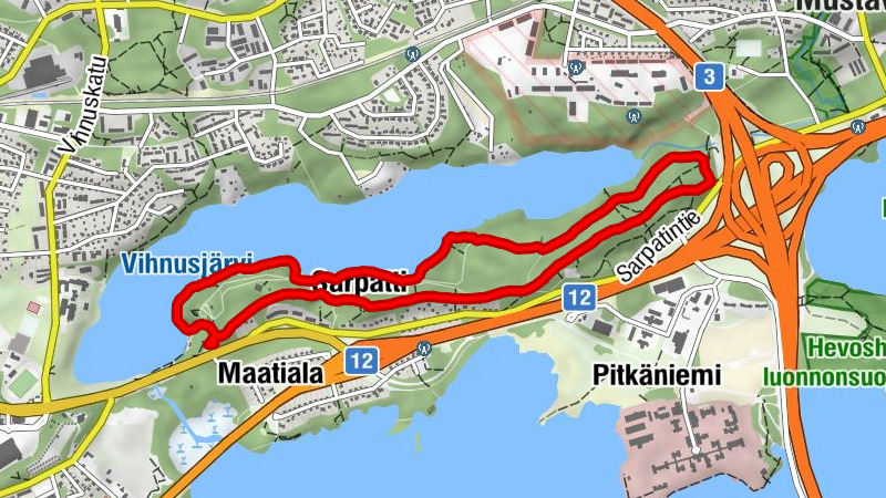 Maatiala - Nokia - Sarpatti - Kappelinmäki