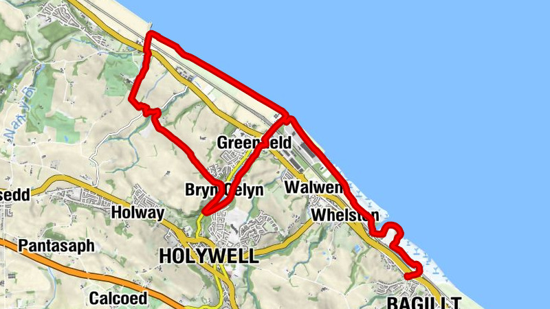 Bagillt - Dee Bank - Whelston - Holywell