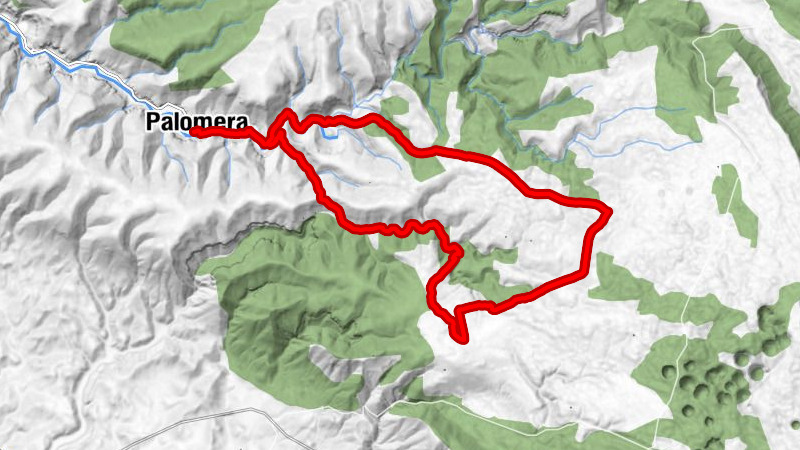 La Noguera - Palomera - Cueva del Moro - Puntal del Castillejo