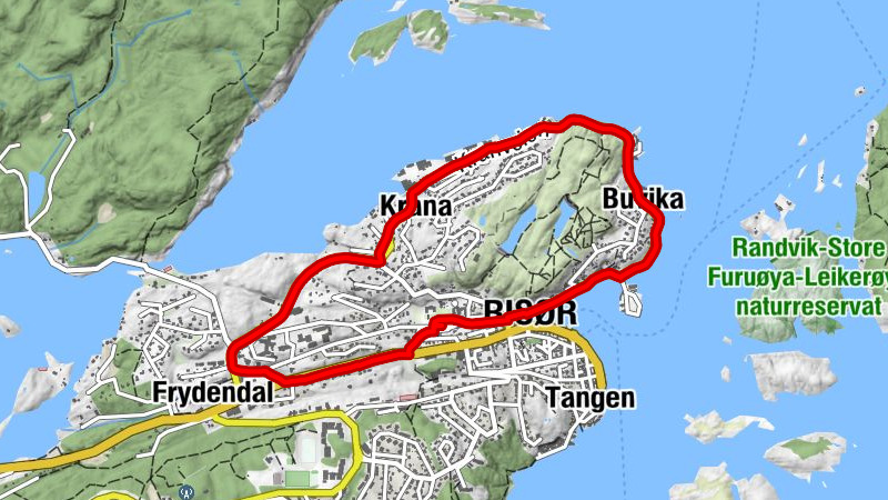 Risør - Kamperhaug - Holmen