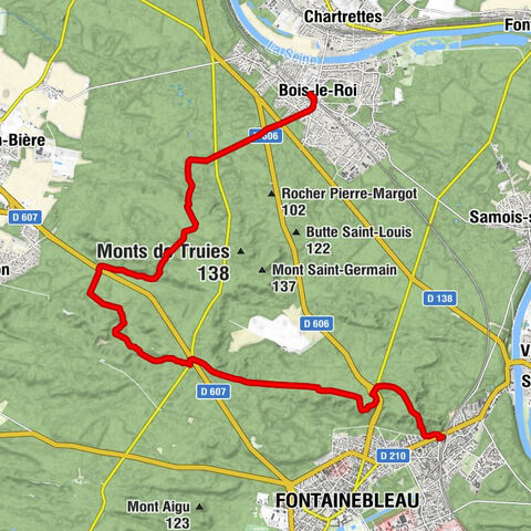 Bois-le-Roi - Grotte de la Ravine - Fontainebleau