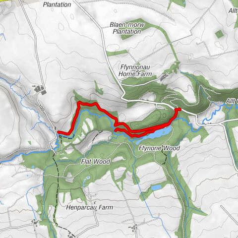 Manordeifi - Ffynone Waterfall