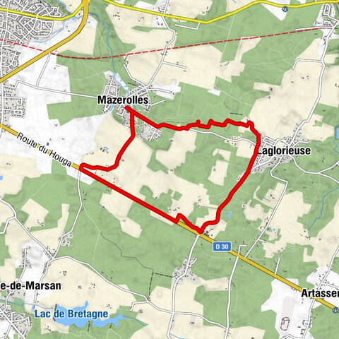 Mazerolles - La Peyrere - Libere - Laglorieuse