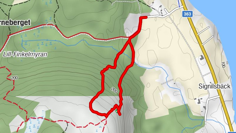 Umeå kommun - Tvillinggrottorna - Stupgrottan
