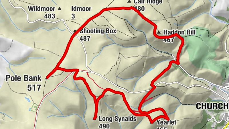 Church Stretton - Long Synalds - Pole Bank - Shooting Box
