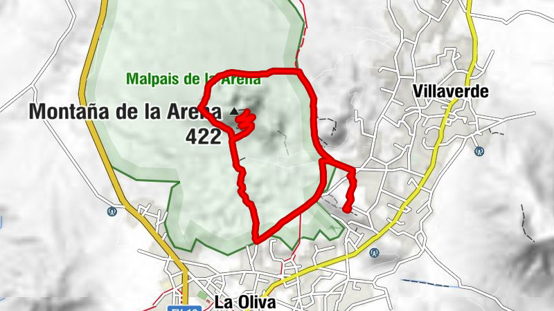 La Oliva - Montaña de la Arena