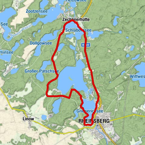 Zechlinerhütte - Gartenlokal Seeblick - Restaurant Hüttensee - Rheinsberg