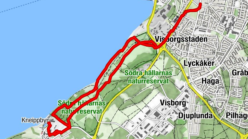 Hällarna - Visby - Visborgsstaden