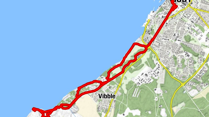 Visby - Hällarna - Visborgsstaden - Högklint