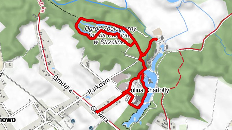 Strzelinko - Zamełowo - Dolina Charlotty