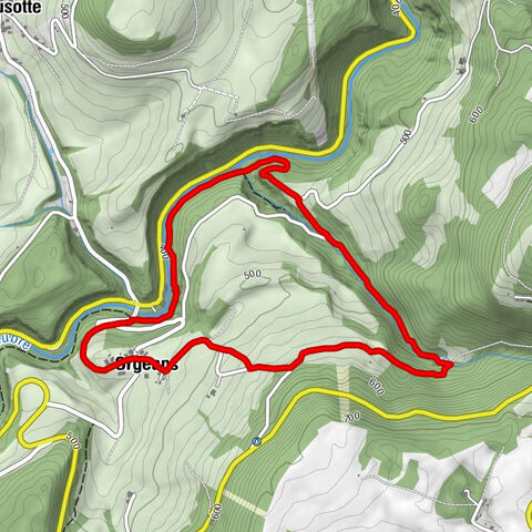 Mancenans-Lizerne - Cascade de Waroly - Orgeans