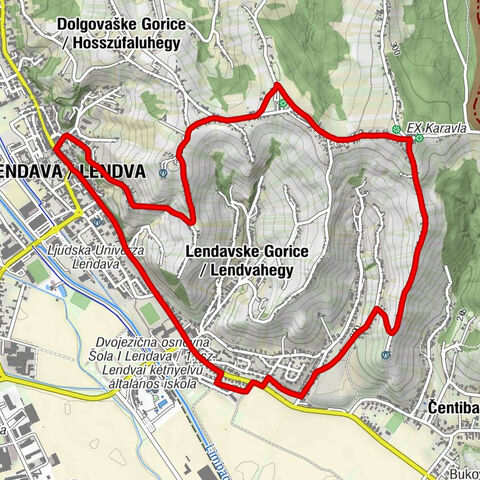 Lendava / Lendva - Lendavske Gorice / Lendvahegy