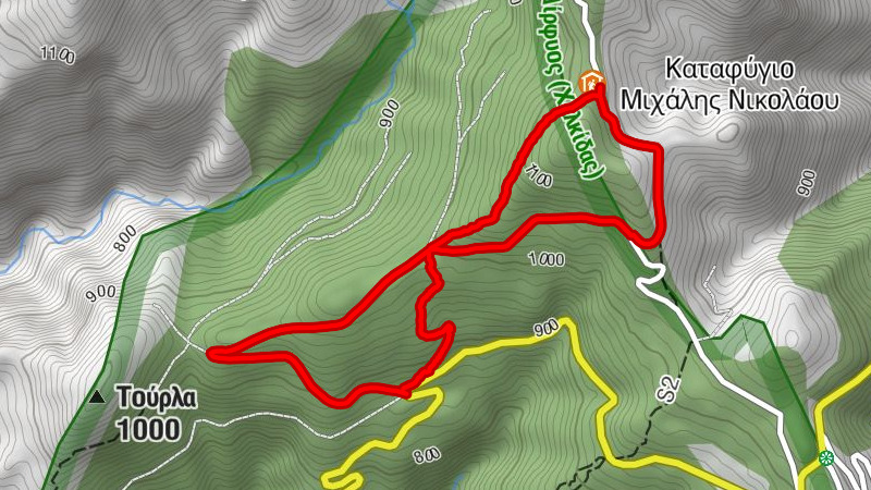 Δήμος Διρφύων - Μεσσαπίων - Καταφύγιο Μιχάλης Νικολάου