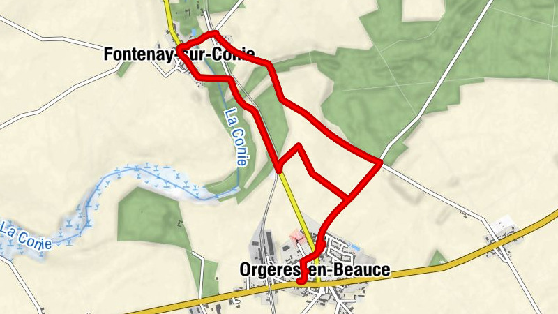 Orgères-en-Beauce - Fontenay-sur-Conie - Église Saint-Cyr