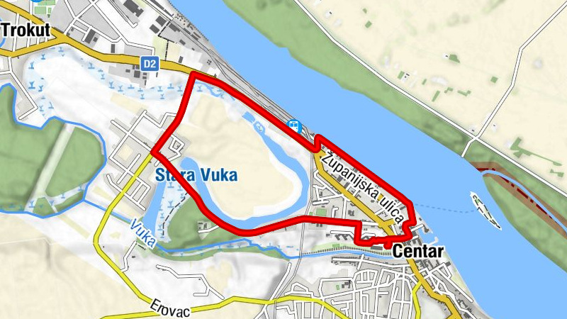 Vukovar - kapela svetog Roka - Kapela Gospe od Hrasta - Centar
