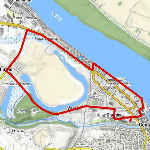 Vukovar - kapela svetog Roka - Kapela Gospe od Hrasta - Centar