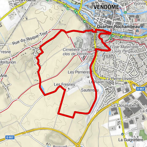 Vendôme - Faubourg Saint-Lubin - Le Temple - Quartier Rochambeau