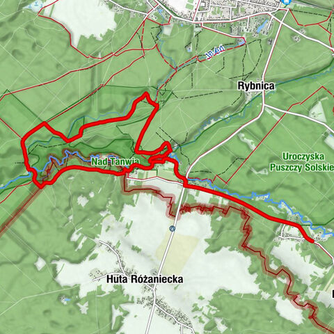 Huta Szumy - Szumy na Tanwi - Źródełko Miłości - Wodospad na Jeleniu