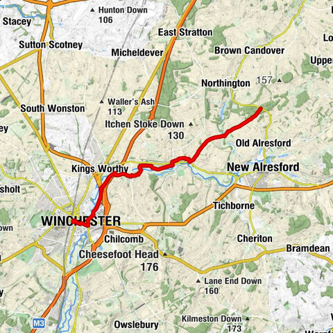 Itchen Stoke and Ovington - Abbotstone - Saint Swithun - Winchester