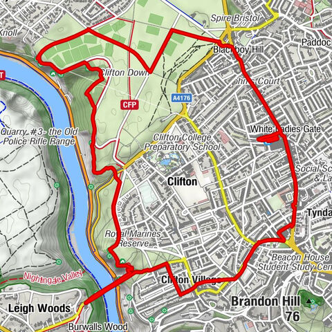 Clifton Down - Ghyston's Cave - Leigh Woods - Bristol