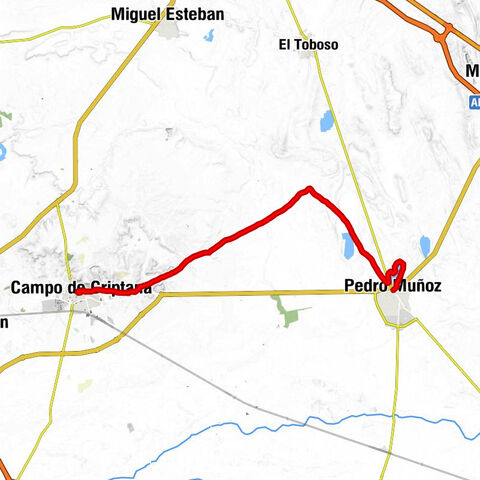 Campo de Criptana - Ermita de la Madre de Dios - Los Pliegos - Pedro Muñoz
