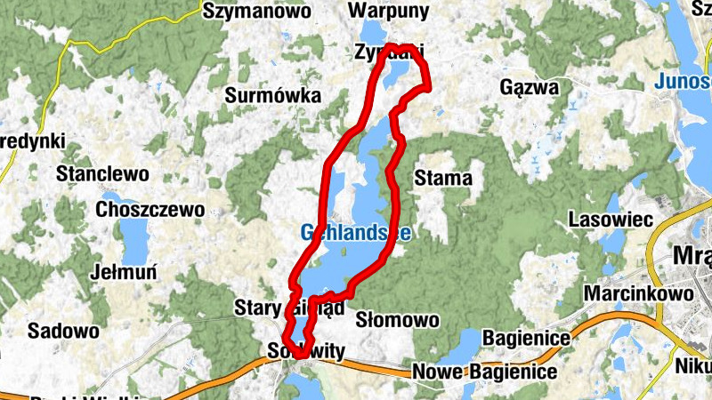 powiat mrągowski - Kościół Ewangelicko - Augsburski - Sorkwity - Młynik