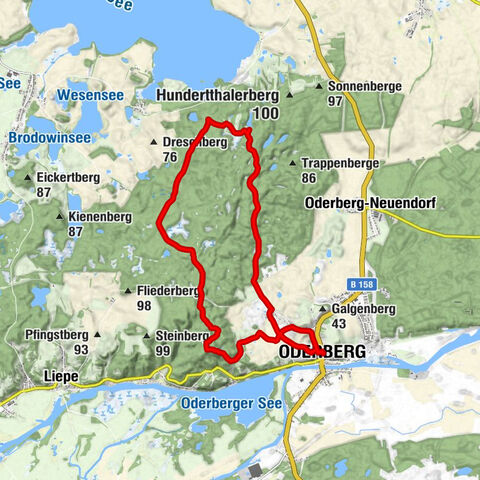 Oderberg - Bistro Kietz-Eck - Pimpinellenberg - Malerwinkel