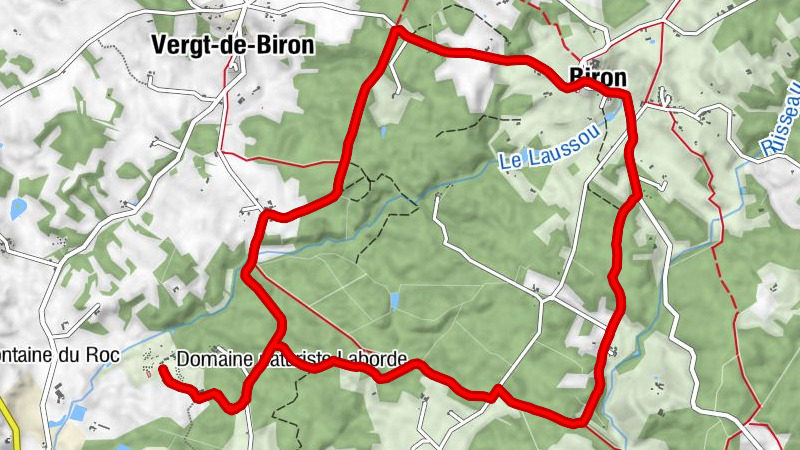Biron - Les Barouillettes - Église Notre-Dame-de-Bourg - Vergt-de-Biron